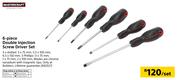 Mastercraft 6-Piece Double Injection Screw Driver Set-Per Set