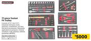 Mastercraft 77-Piece Toolset Fit Trolley