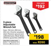 Mastercraft 3-Piece Adjustable Wrench Set