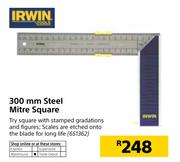Irwin 300mm Steel Mitre Square