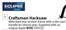 Eclipse Craftsman Hacksaw
