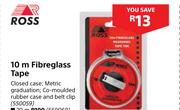 Ross 10m Fiberglass Tape 
