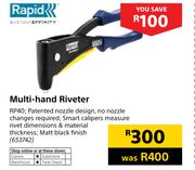 Rapid Multi-Hand Riveter 