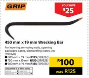 Grip Wrecking Bar 450mmX19mm