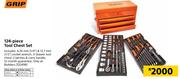 Grip 124-Piece Tool Chest Set