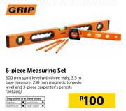 Grip 6-Piece Measuring Set
