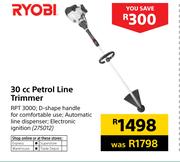 Ryobi 30cc Petrol Line Trimmer