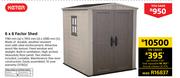 Keter 6 x 6 Factor Shed