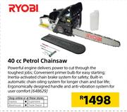Ryobi 40cc Petrol Chainsaw