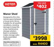 Keter Manor Shed