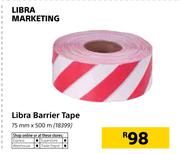 Libra Marketing Libra Barrier Tape-75mm x 500m