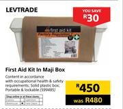 Levtrade First Aid Kit In Maji Box