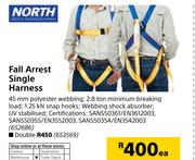 North Fall Arrest Double Harness-Each