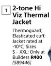 Beck 2 Tone Hi Viz Thermal Jacket