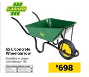 Lasher 65Ltr Concrete Wheelbarrow