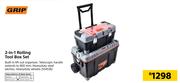 Grip 2 In 1 Rolling Tool Box Set