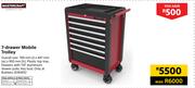 Mastercraft 7 Drawer Mobile Trolley