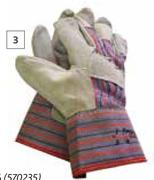 5 Pack Candy Stripe Leather Gloves