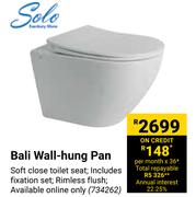 Solo Bali Wall Hung Pan