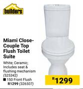 Builders Miami Close Couple Top Flush Toilet Suite