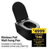 Rimless Pali Wall Hung Pan