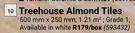 Treehouse Almond Tiles-500mm x 250mm Per Box