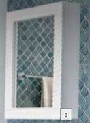 Lusso Valley Framed Mirror Door Cabinet