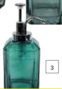 Lusso Dispenser (Green Glass)-Each