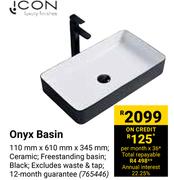 Icon Onyx Basin