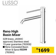 Lusso Reno High Basin Mixer