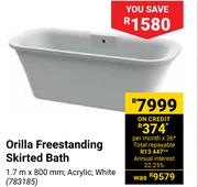 Orilla Freestanding Skirted Bath