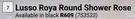Lusso Roya Round Shower Rose