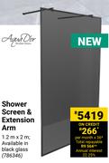 Aqua Dior Shower Screen & Extension Arm