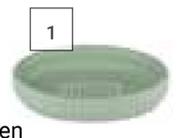 Lusso Soap Dish Sandstone Green-Each
