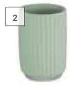Lusso Tumbler Sandstone Green-Each