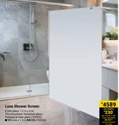 Lusso Luna Shower Screen 900mm x 1.9m