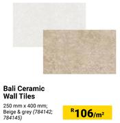 Bali Ceramic Wall Tiles-250mm x 400mm Per Sqm
