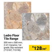 Ledro Floor Tile Range-500mm x 500mm Per Sqm
