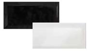 Metro White & Black 2 Bevel Tiles-100mm x 200mm Per Pack
