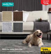 Multi Flor Galaxy Basic Rug-Per Sqm