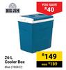 Big Jim 26Ltr Blue Cooler Box 785837