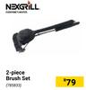 Nexgrill 2-Piece Brush Set 785833