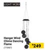 Lightworx Hanger Wind Chime Dancing Flame