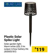 Solar Flair Plastic Solar Spike Light