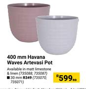 400mm Hanvana Waves Artevasi Pot-Each