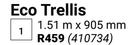 Eco Trellis 1.51m x 905mm