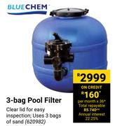 Blue Chem 3 Bag Pool Filter