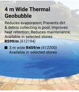 4m Wide Thermal Geobubble-Per m