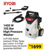 Ryobi 1400W 105 Bar High Pressure Washer