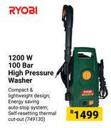 Ryobi 1200W 100 Bar High Pressure Washer